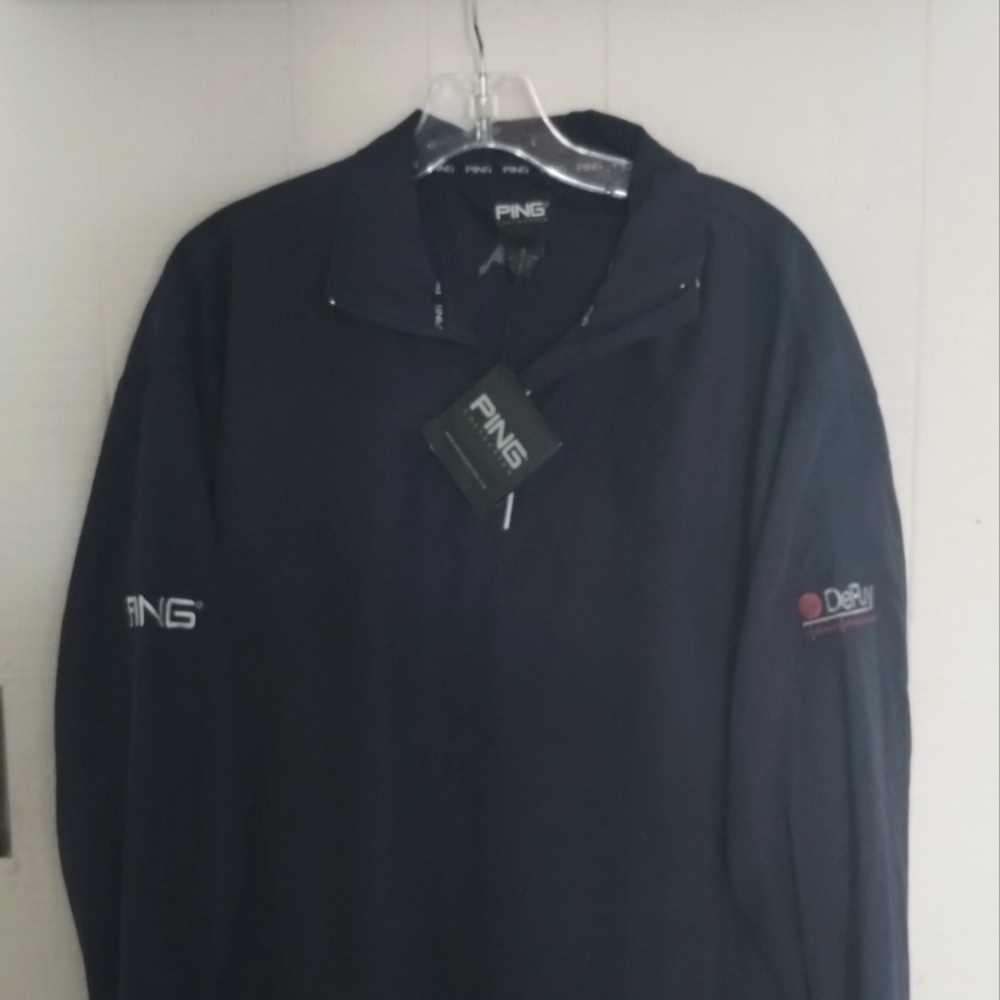 Ping navy pull over new with tags small.